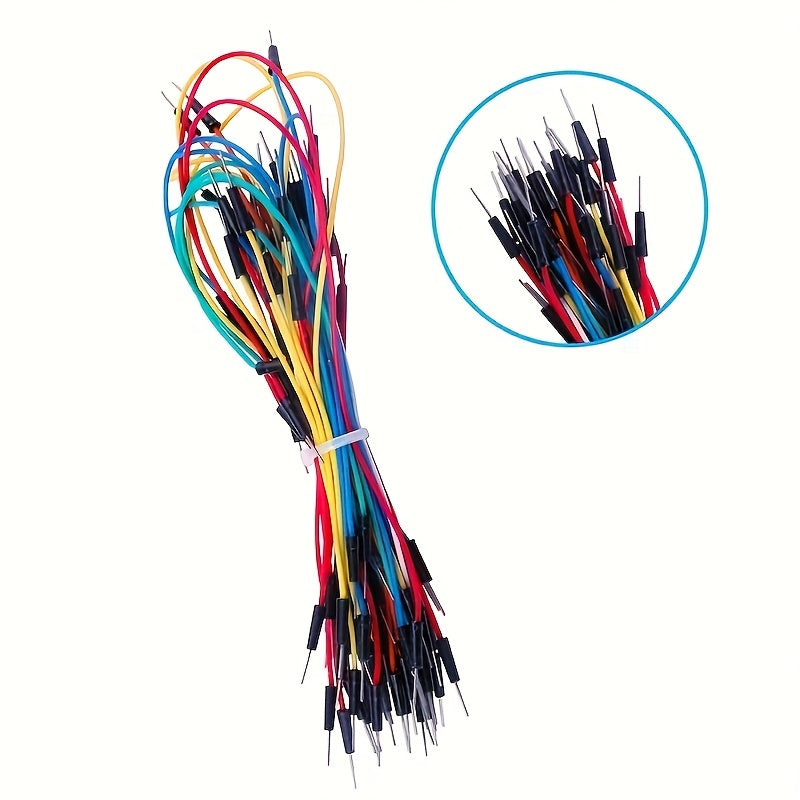 1 Set Electronics Component rotary switch Fun Kit W /Power Supply Module, Jumper Wire, 830 Tie-Points Breadboard, Precision Potentiometer, Resistor Compatible with Arduino, Raspberry Pi