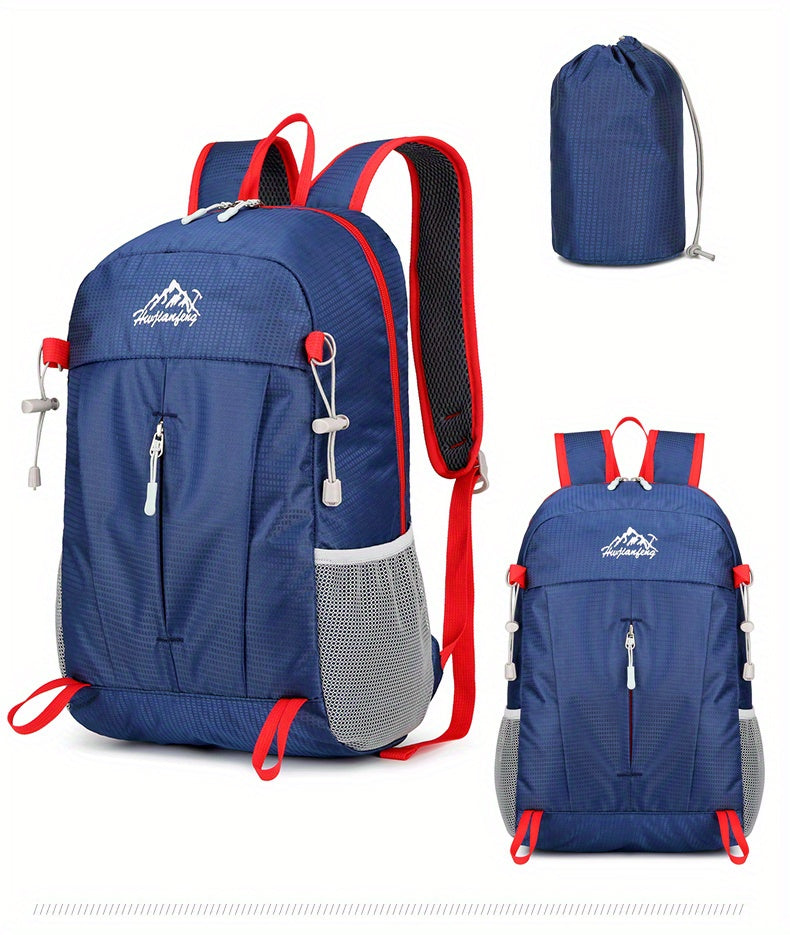 Portable Outdoor Sports Backpack, Ultralight Large Capacity Folding Backpack, Suitable For Mountaineering Hiking Cycling Travel Business Trip Commuting Fitness, Water-resistant Wear-resistant Backpack Christmas, Halloween and