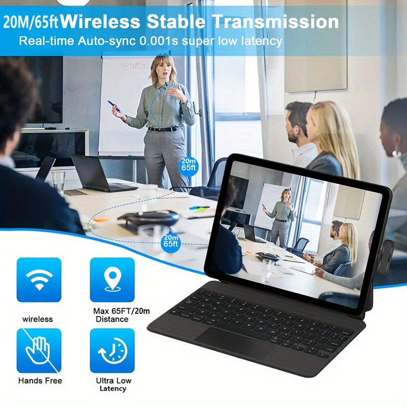 Kit 2 Microfones Sem Fios Profissionais com Estojo