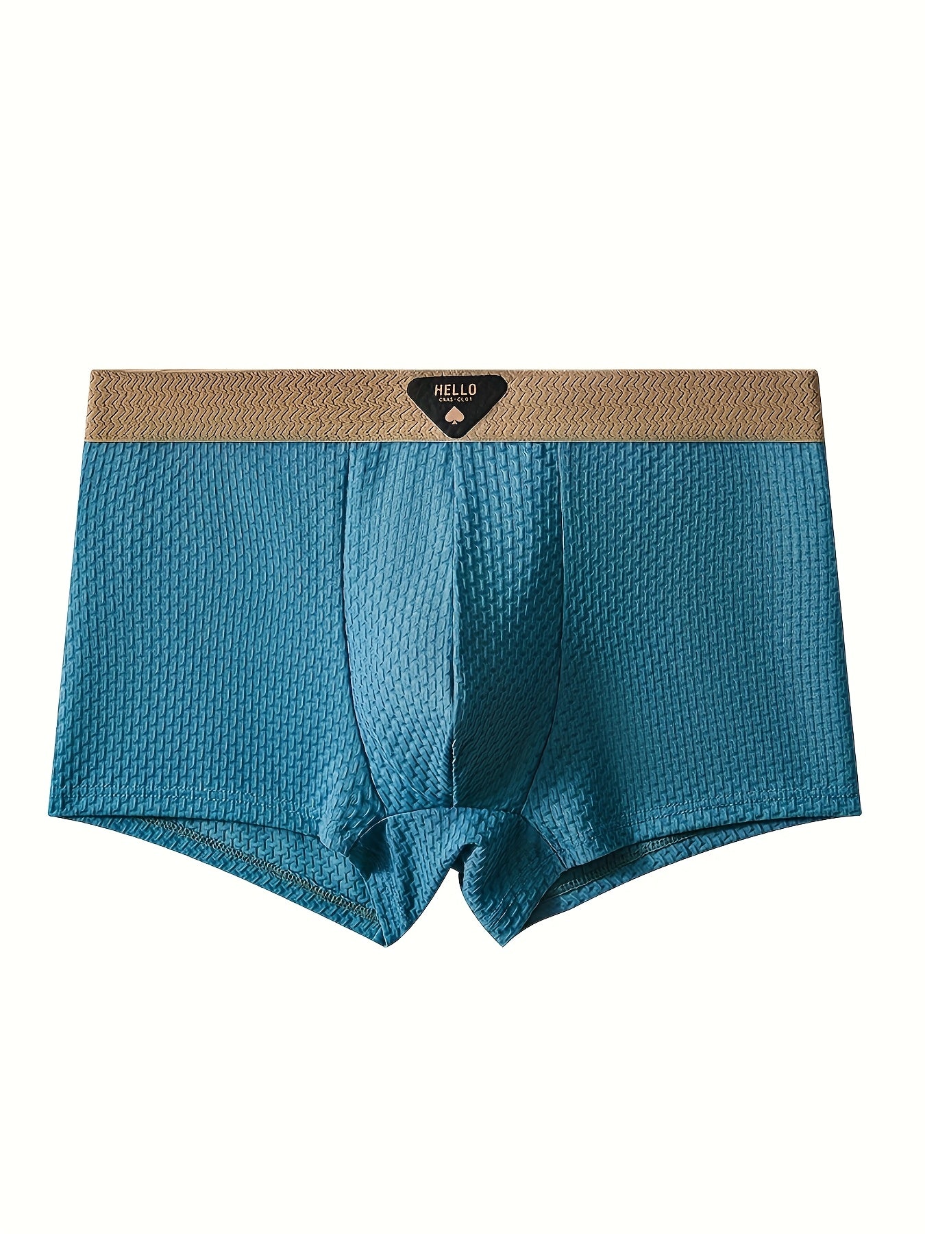 4-Pack Men'S Ice Sliky Fiber Fabric Underwear, Multi-Color Ultra-Thin Elastic Boxer Briefs for Spring, Summer, Autumn & Winter - Breathable and Stretchy Casual Shorts in Various Styles for Daily Wear