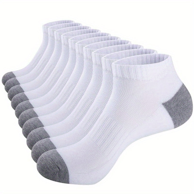 Meias Desportivas Masculinas 10-Pack – Conforto e Performance