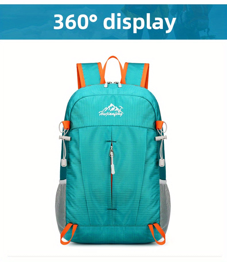 Portable Outdoor Sports Backpack, Ultralight Large Capacity Folding Backpack, Suitable For Mountaineering Hiking Cycling Travel Business Trip Commuting Fitness, Water-resistant Wear-resistant Backpack Christmas, Halloween and