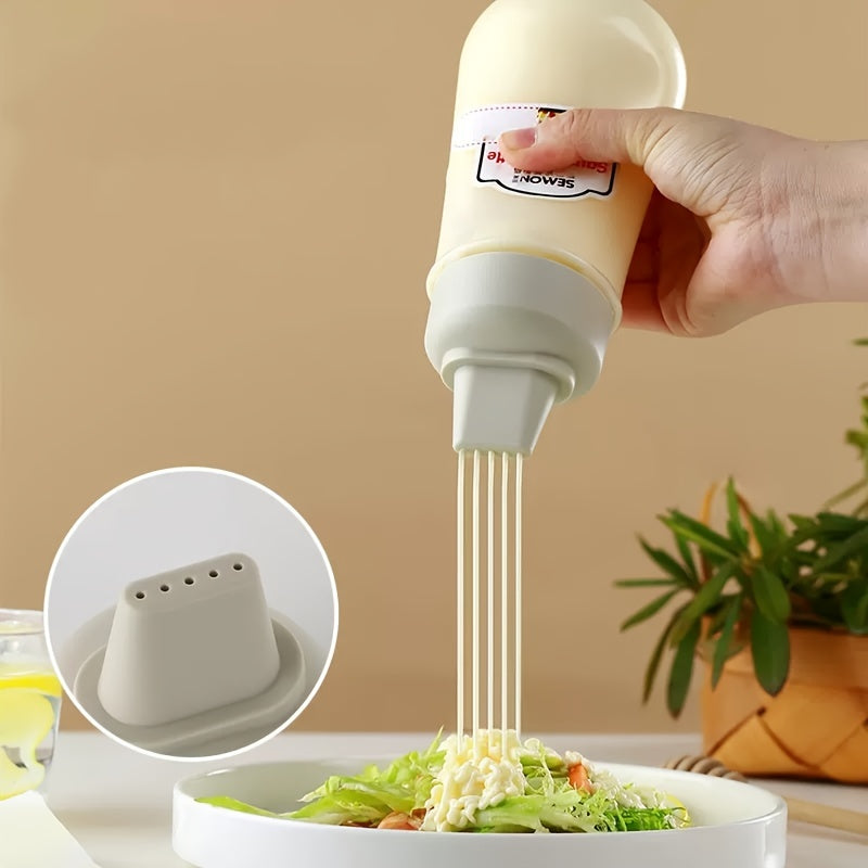 1/2/3pcs, Squeeze Sauce Bottle, Leak Proof Refillable Condiment Container For Salad Ketchup Honey Jam, Squeeze Sauce Bottle Oyster Sauce Squeeze Bottle, Home Kitchen Supplies
