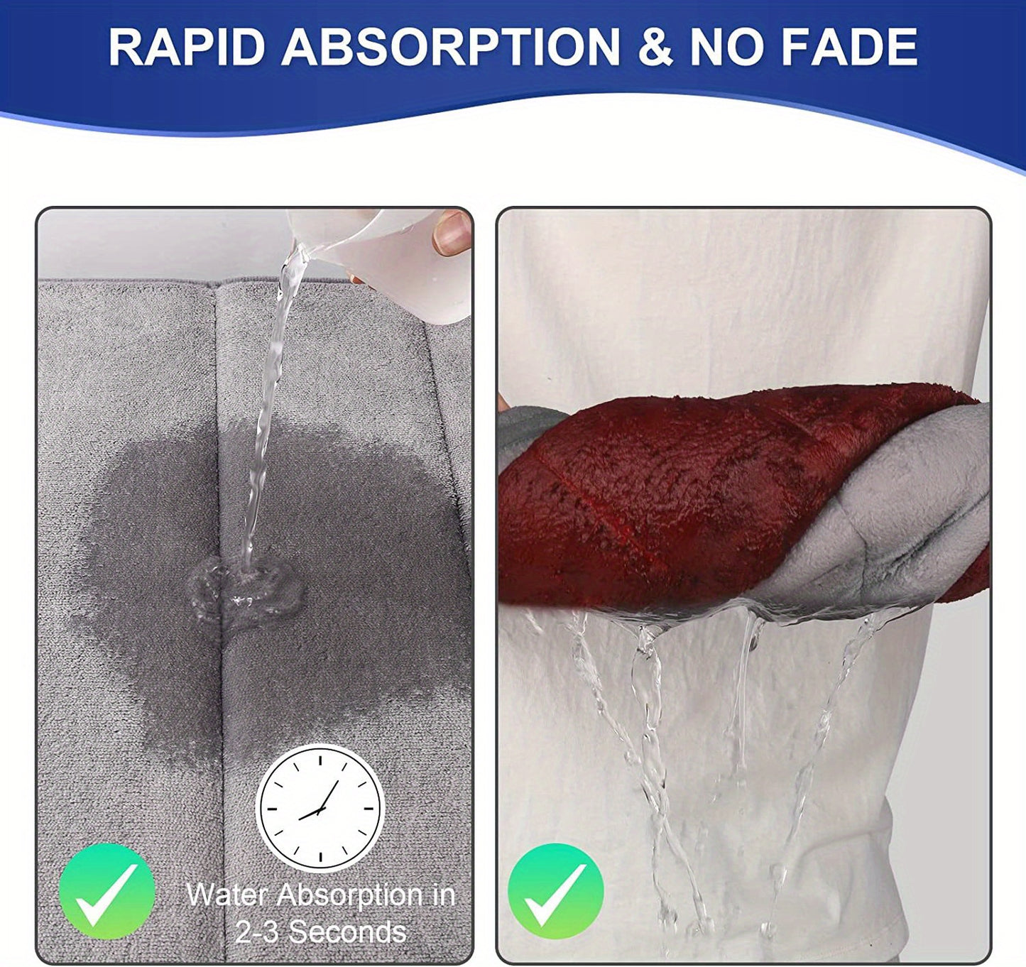 1pc Soft and Comfortable Bathroom Memory Foam Mat with Quick Absorption and Anti-Slip Properties, Bathroom Decor, Bathroom decorations, bath rug, kitchen Area Rugs, Laundry, bedrooom, shower, indoor mat