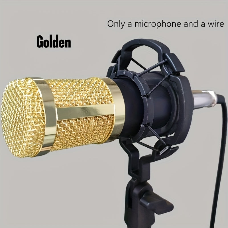 All-in-One Streaming Audio Kit with BM800 Microphone, V8S Mixer, and Multiple Accessories - Durable Metal Body, USB/Power Supply, Noise Cancellation, One-Click Sound Effects, Dual Device Connection, Ideal for Podcasting, YouT