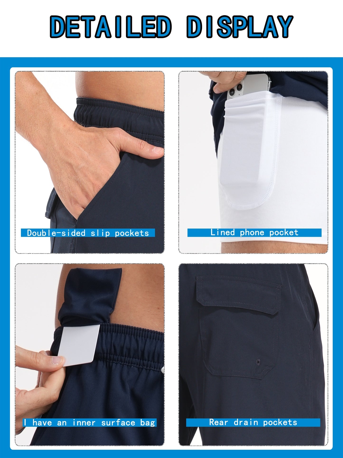 Men'S Quick-Dry Beach Shorts