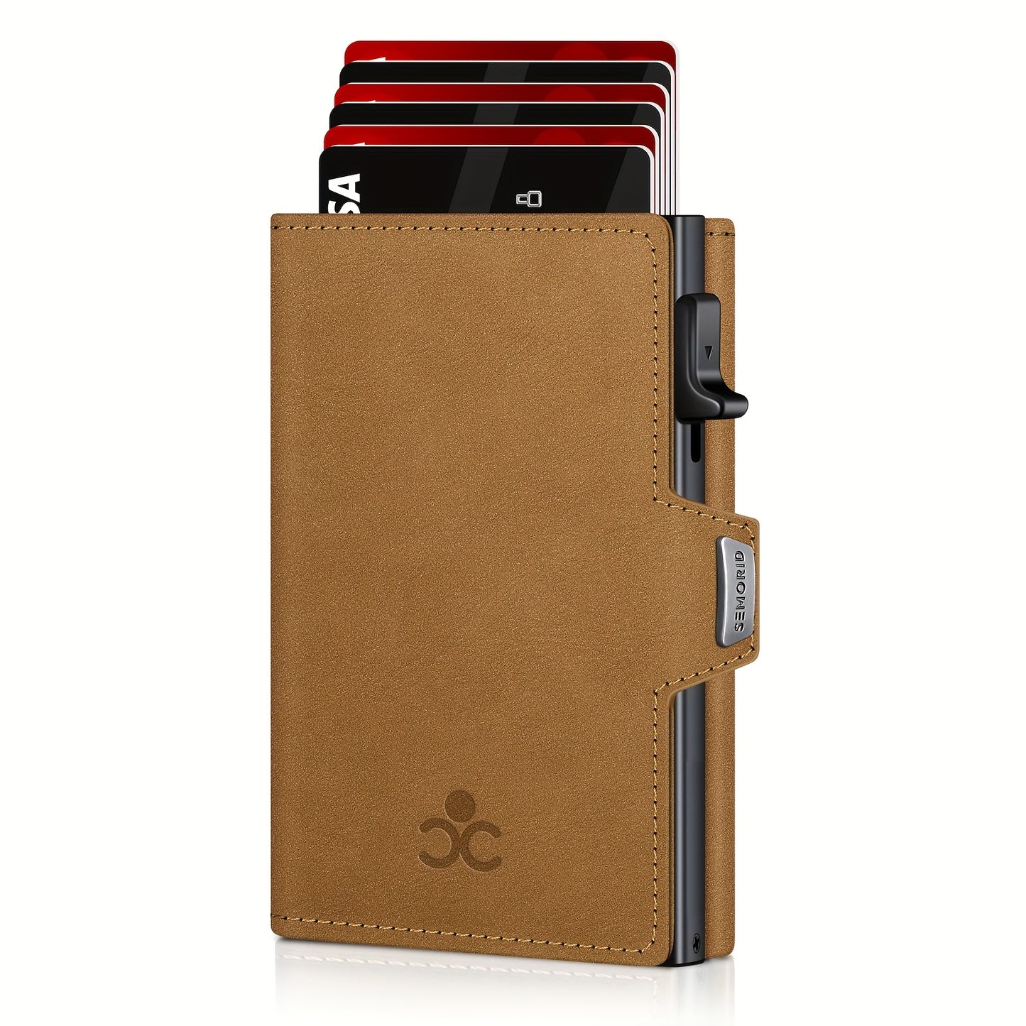 Men Wallet Front Pocket RFID Blocking Card Holder Gift for Men