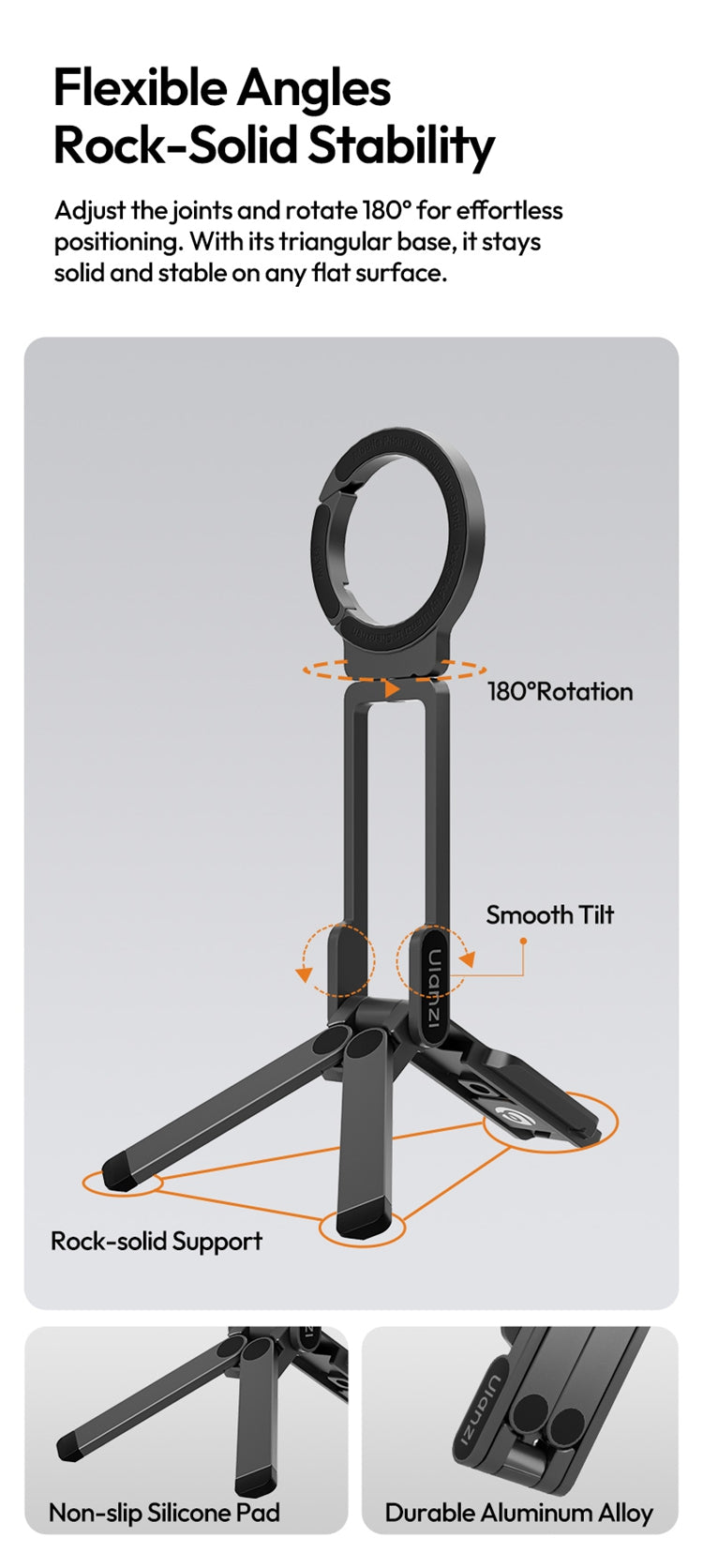 Suporte Magnético 360° para Telemóvel