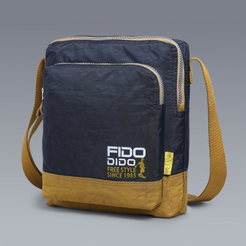 Phidudu Men's Single Shoulder Bag Fashion Casual Crossbody Oxford Cloth Outdoor Small Backpack Korean Style Trendy Bag