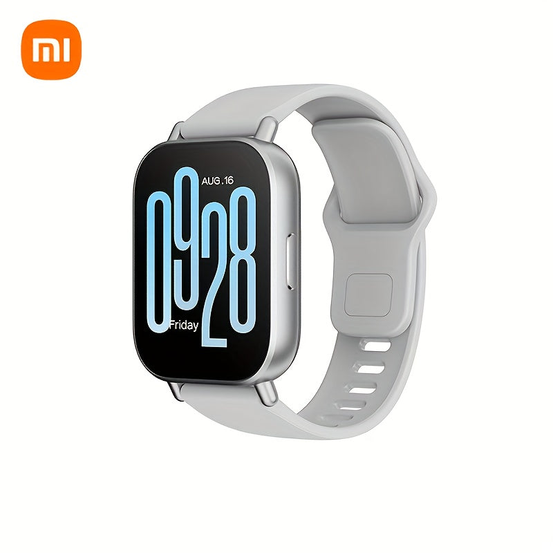 Redmi Watch 5 - 5.08cm LCD Display, Wireless 5.3, 470mAh Long Battery Life, Camera Control, Alexa Voice Assistant, USB Charging, Black TPU Band, Sleek Smartwatch | High-Resolution Screen, Smartwatch For Android, Smartwatch Fo