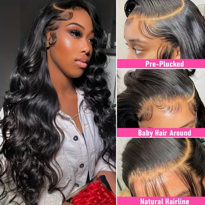 13x4 Lace Front Human Hair Wigs Brazilian Body Wave Lace Front Wig Lace Frontal Wigs For Women Human Hair Wig - Style:Basics; Gender:Women; Density:150%; Curl:Body Wave; Lace Area:13*4; Hair Material:Human Hair