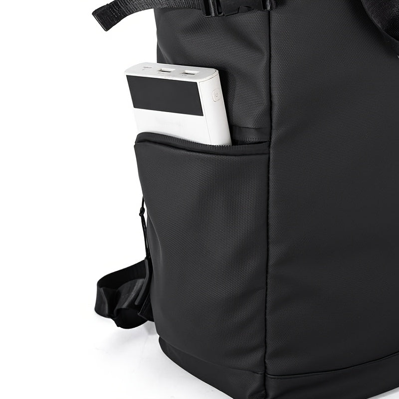 Stylish Men’s Oxford Backpack - Large Capacity, Perfect for School & Travel