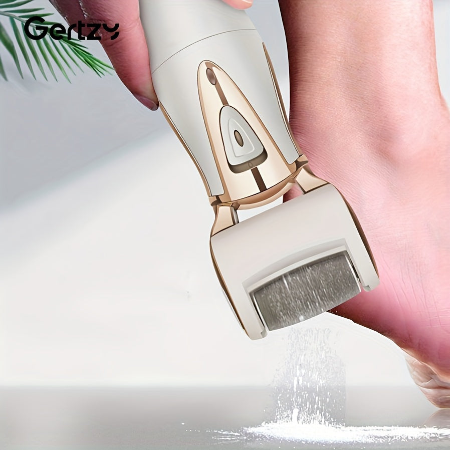 GERTZY Electric Feet Callus Removers Rechargeable, Portable Electronic Foot File Pedicure Tools, Electric Callus Remover Kit, Professional Pedi Feet Care For Dead, Hard Cracked Dry Skin Ideal Gift