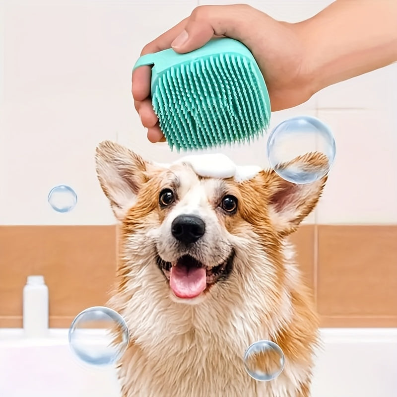 6pcs Pet Grooming Set for Dogs, Soft Bristle Brush, Massage Brush, Cleaning Gloves, Towel, and Storage Bag, Plastic Grooming Tools, with Uncharged for Pet Care Kit