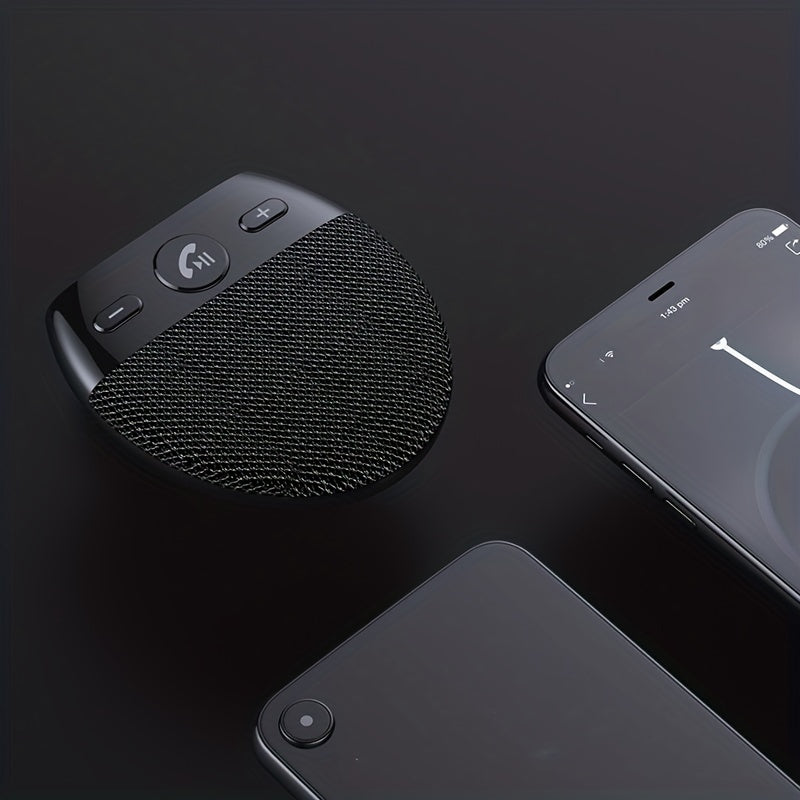 Wireless Vehicle Car V5.0 Speakers Handsfree Car Kit Hands-free Speakerphone Hands Free Sun Visor Music Player With Mic