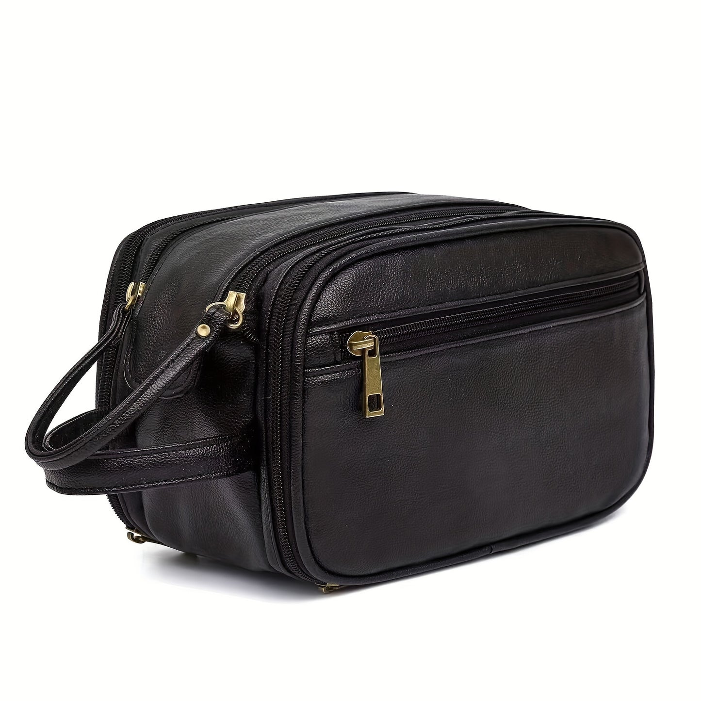 Men'S Large Travel Toiletry Bag - Lightweight Organizer with Shaving Kit, Cosmetics & Makeup Storage, Zippered Bathroom Pouch with Lanyard, Bathroom Organizers And Storage