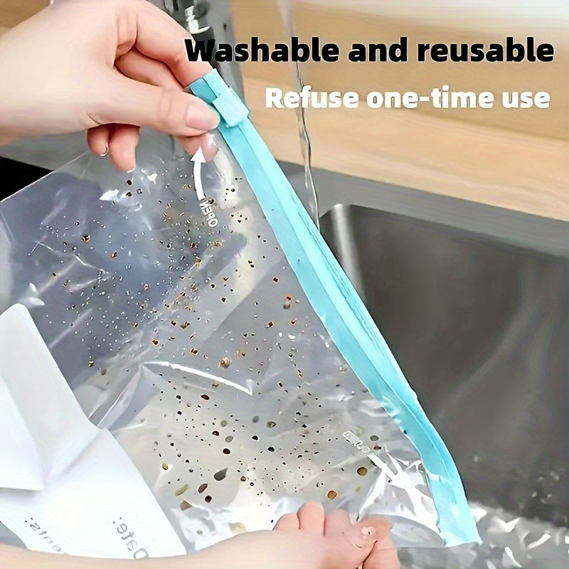 100pcs Combination Pack with Three Specifications, Zipper Fresh-Keeping Bags, Food Classification Storage Bag, Food Preservation Sealing Bag, Suitable for Fruits, Grains, Vegetables And Meat, Kitchen Storage And Storage, Kitc