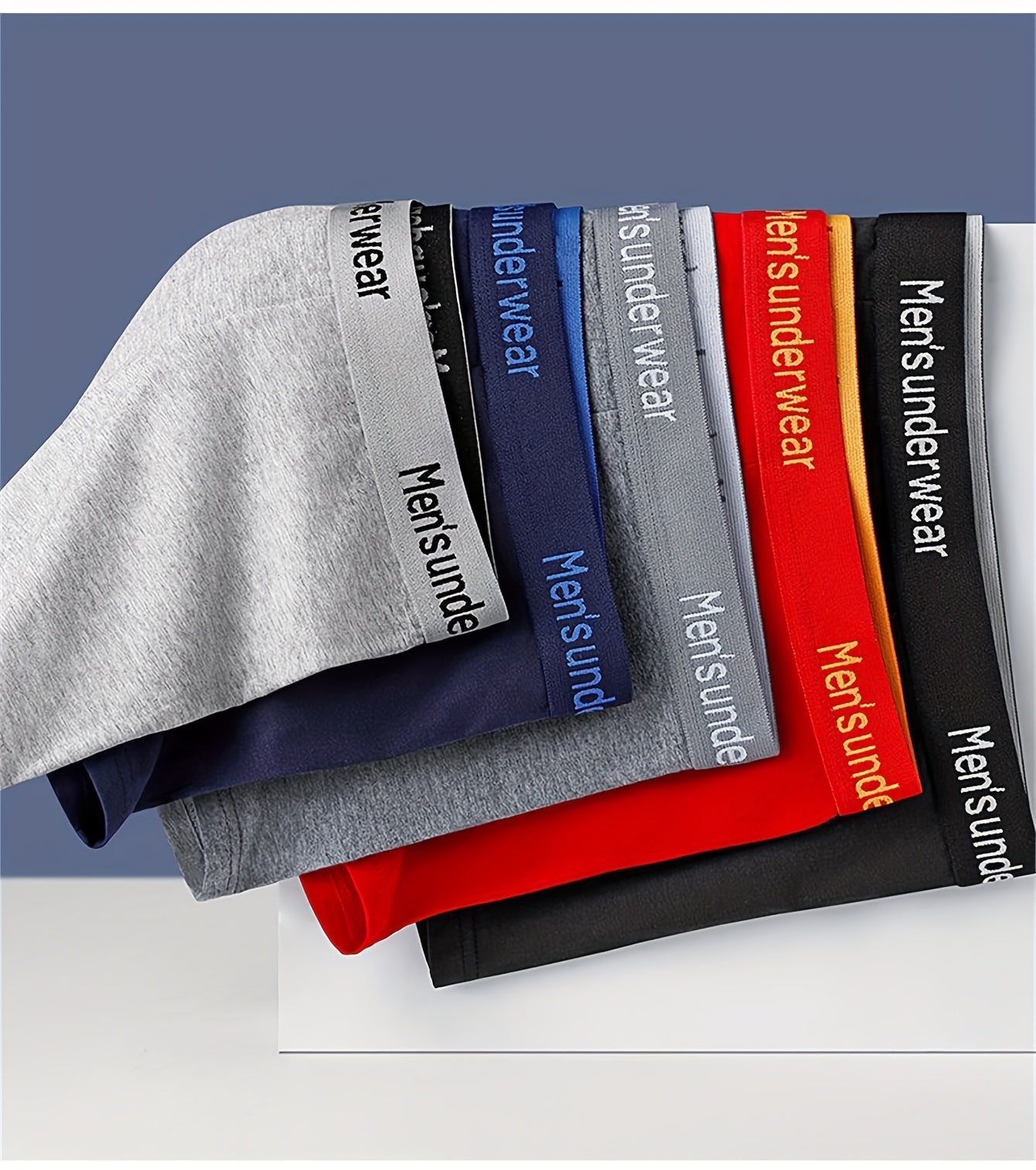 10pcs Men's Cotton Underwear, Casual Boxer Briefs, Breathable Comfort Stretch Sports Short Pants, Underwear for Men Boxers, Boxer Shorts for Men Personalised Gifts, Leisure Underwear, Casual Wear, Snug Fit, Stretchable Fabric