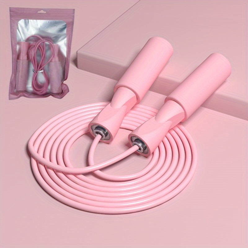 1pc Professional Steel Wire Jump Rope For Adults - Ideal For Indoor/Outdoor Sports, Fitness Training - Lightweight And Durable With Adjustable Length