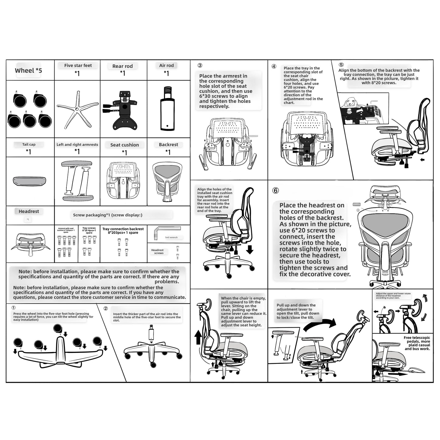Ergonomic Chair, Comfortable Chair, Gaming Chair, Mesh Chair, Breathable Chair, Waist Support, Lumbar Support, Swivel Chair, Height Adjustable Chair, Home Office Chair, Ergonomic Chair
