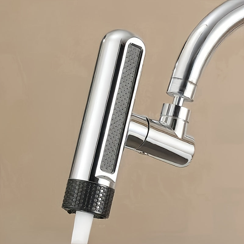 Modern 360° Rotating Faucet Nozzle Replacement Parts with 6 Spray Modes for Kitchen Sink, Metal and Plastic Materials, Splash-Proof Design, A Great Gift Idea