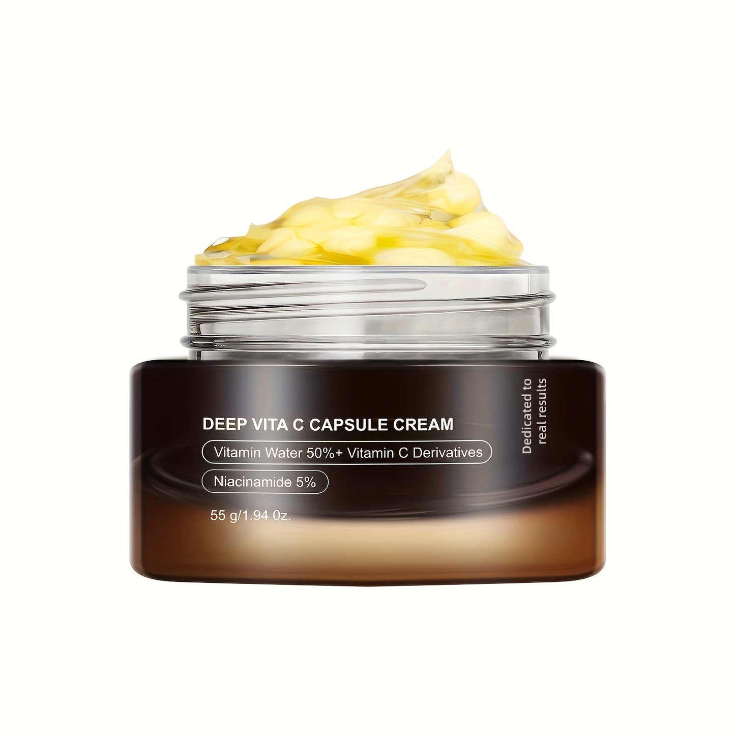 Vitamin C Capsule Cream, Facial Moisturizer | Lightweight Hydrating Cream with PDRN & Retinol for Uneven Light Beige and Radiance | Korean Skincare 1.94oz