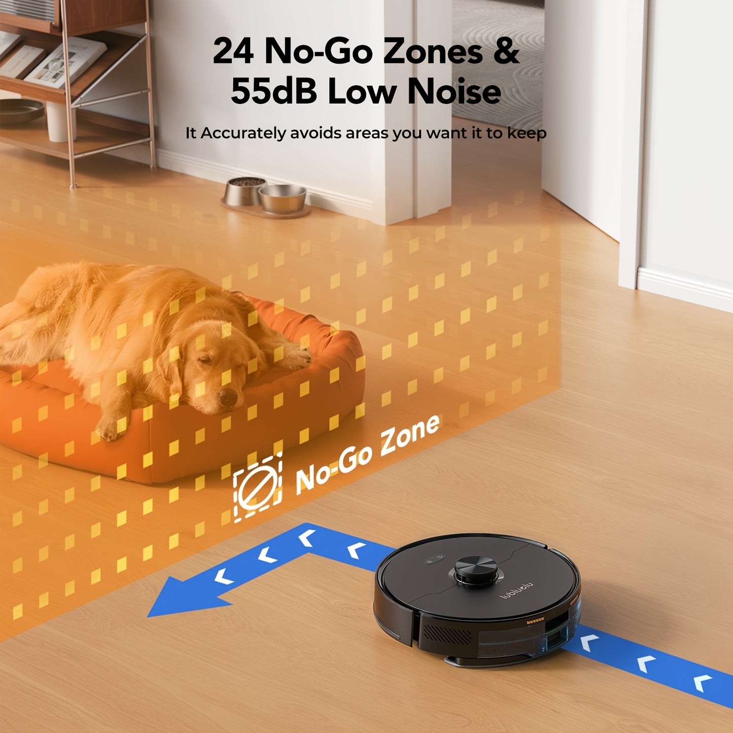 Lubluelu L15 MAX Robot Vacuum and Mop, 3-in-1 Sweeping & Vacuuming & Mopping, 3.0L Dust Bag, 70-Day Self-Emptying, 360° PSD Obstacle Avoidance, Diversified Cleaning, Mapping, Pet Hair Cleaning, Home Cleaning | Modern Robot D