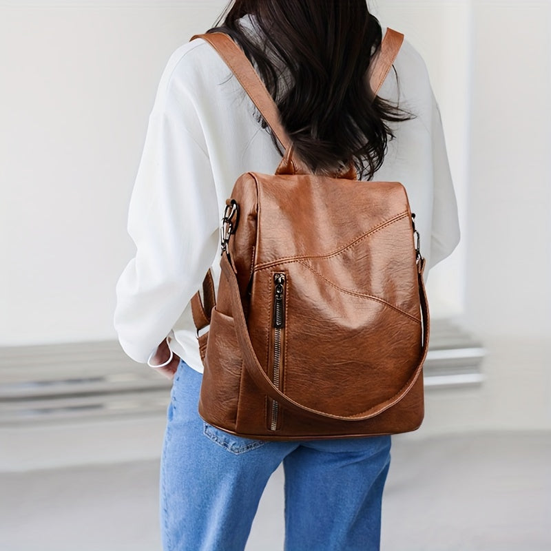 Simple And Versatile Multi Functional Going Out Travel Student Schoolbag, Large Capacity Backpack
