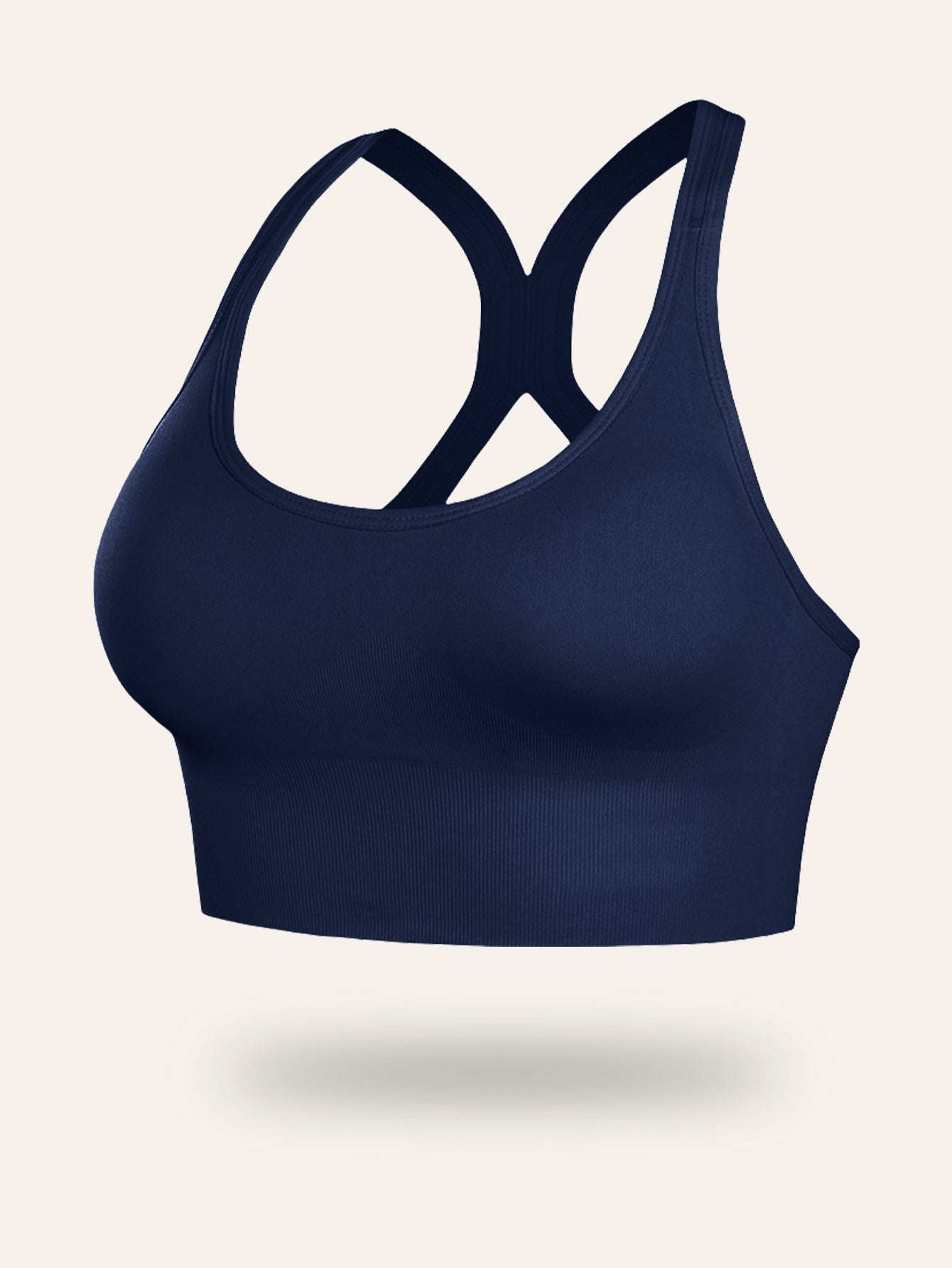 Women's Sports Bra with Removable Pads - No Underwire Breathable Support, Seamless Gym Yoga Running Top, Adjustable Straps & Soft Fabric for Workouts & Casual Wear, Workout Versatility, Sporty Design, Smooth Texture