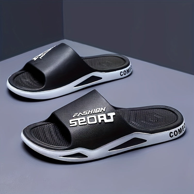 Men's & EVA Slippers - Open-Toe Non-Slip Slip- Indoor/Outdoor House, Lightweight & Arch Design, All-Season for Gym, Beach, - ///// - Casual & Training Footwear with Breathable EVA Material, Minimalist Style, and Versatile for