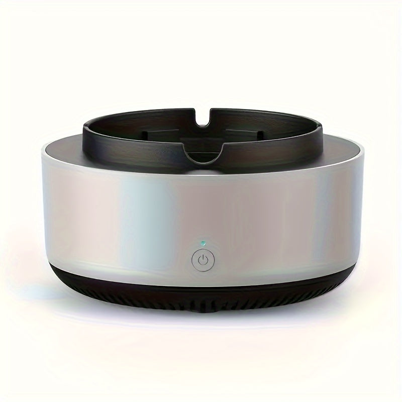 Smart Ashtray Air Purifier - Instant Odor Elimination, Battery-Powered (AA Batteries Not Included), Perfect for Home & Gifts