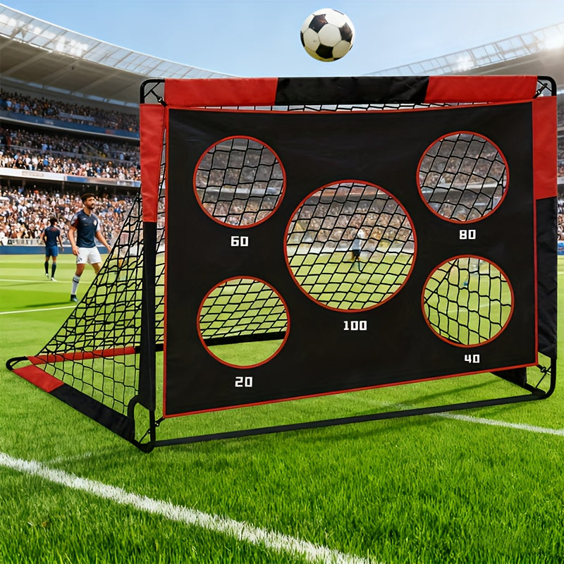 Baliza de Futebol 2 em 1 com Rede de Treino
