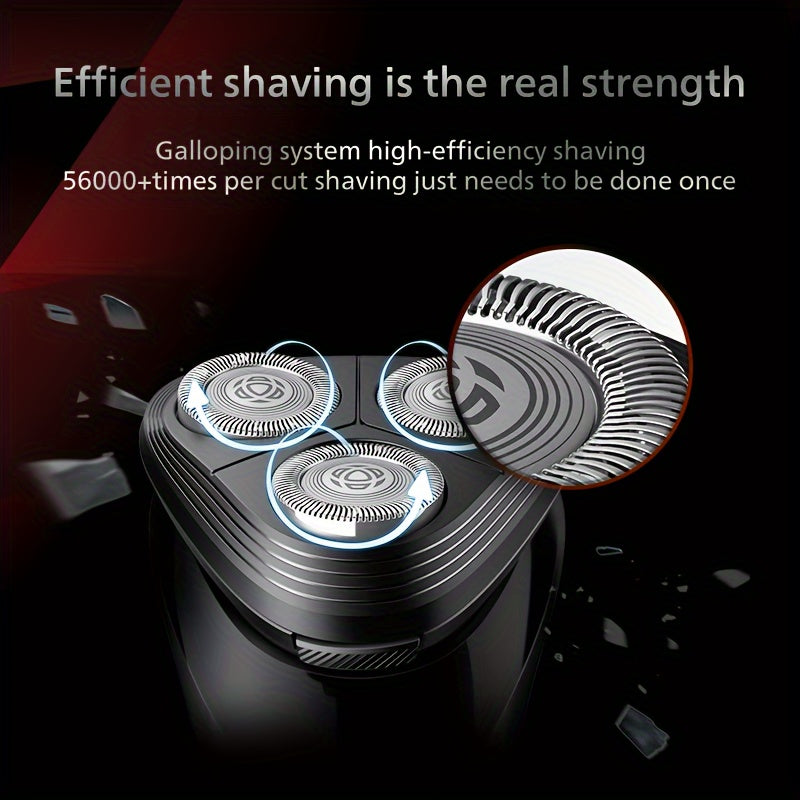 Philips 's Electric Shaver Series 1000 (S1113) - Wet/Dry IPX7 Waterproof, 30-45 Min Runtime, USB- Shaver with 1-Hour Charge, 3D Floating Blade & ContourFlex System, One-Touch Clean,