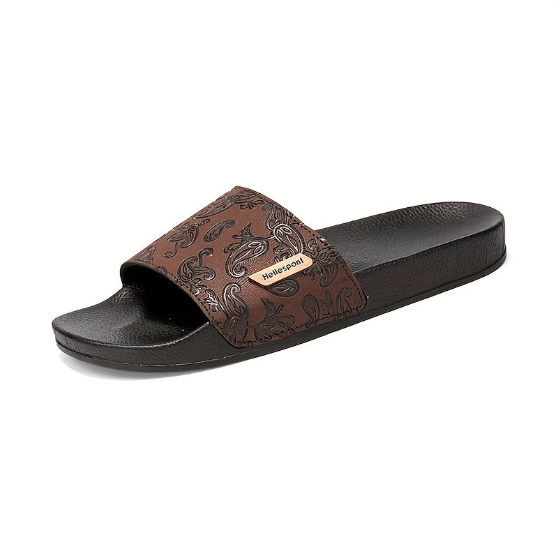Men'S Breathable Open-Toe Sandals - Comfortable & Durable Casual Walking Shoes with Adjustable Strap, Faux Upper & Rubber Sole, Perfect for Casual Attire, Strappy Sandals
