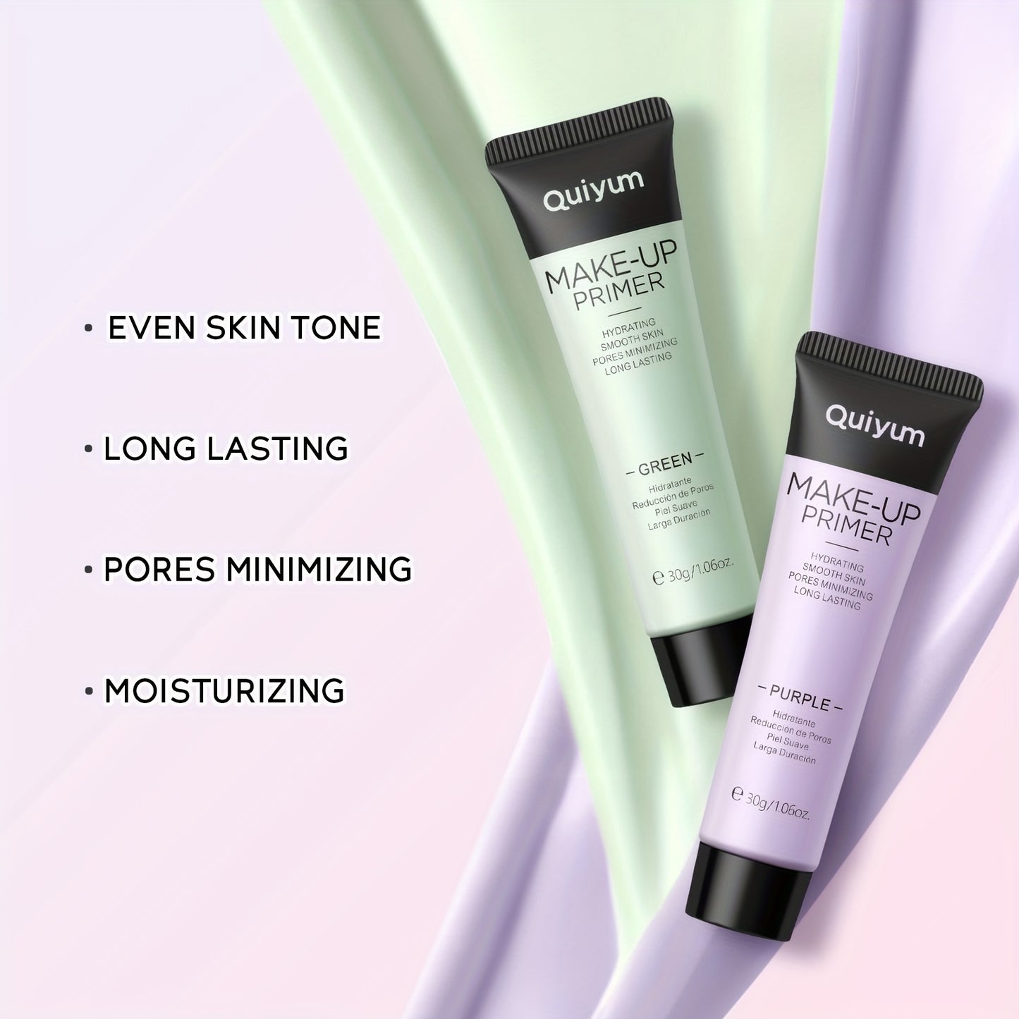 Achieve Flawless Skin With Pre-Makeup Primer Set Holding Makeup Invisible Pore Oil Control Squalane Vitamin E Face Balm For Full Coverage Perfect Base Makeup Long Lasting Contain Plant Squalane