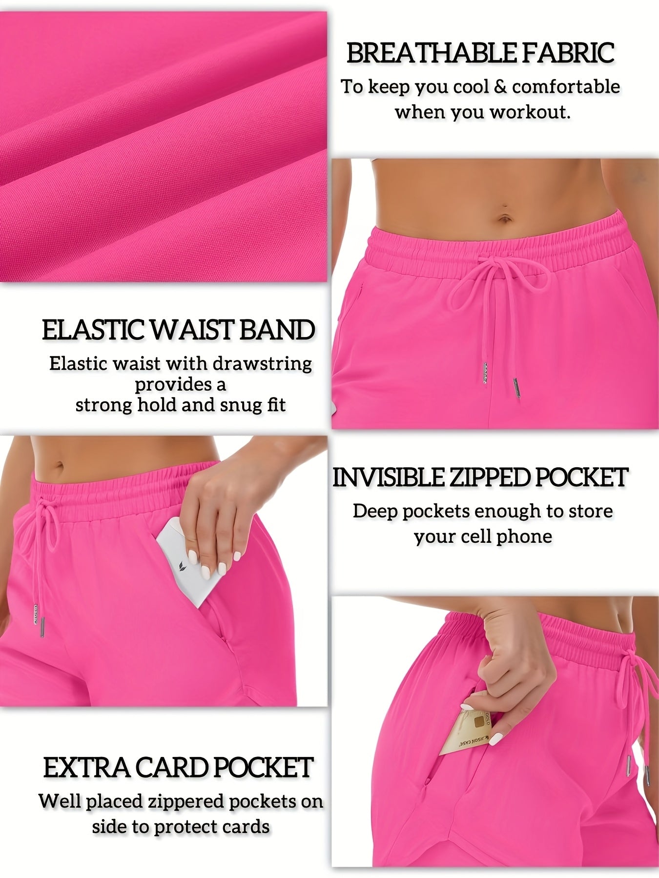 Women'S Casual Sports Shorts - Beige, Stretchy Lycra Fabric, Drawstring Waist, Multiple Pockets for Running and Fitness, Casual Sportswear|Casual Fit|Stretchy Fabric