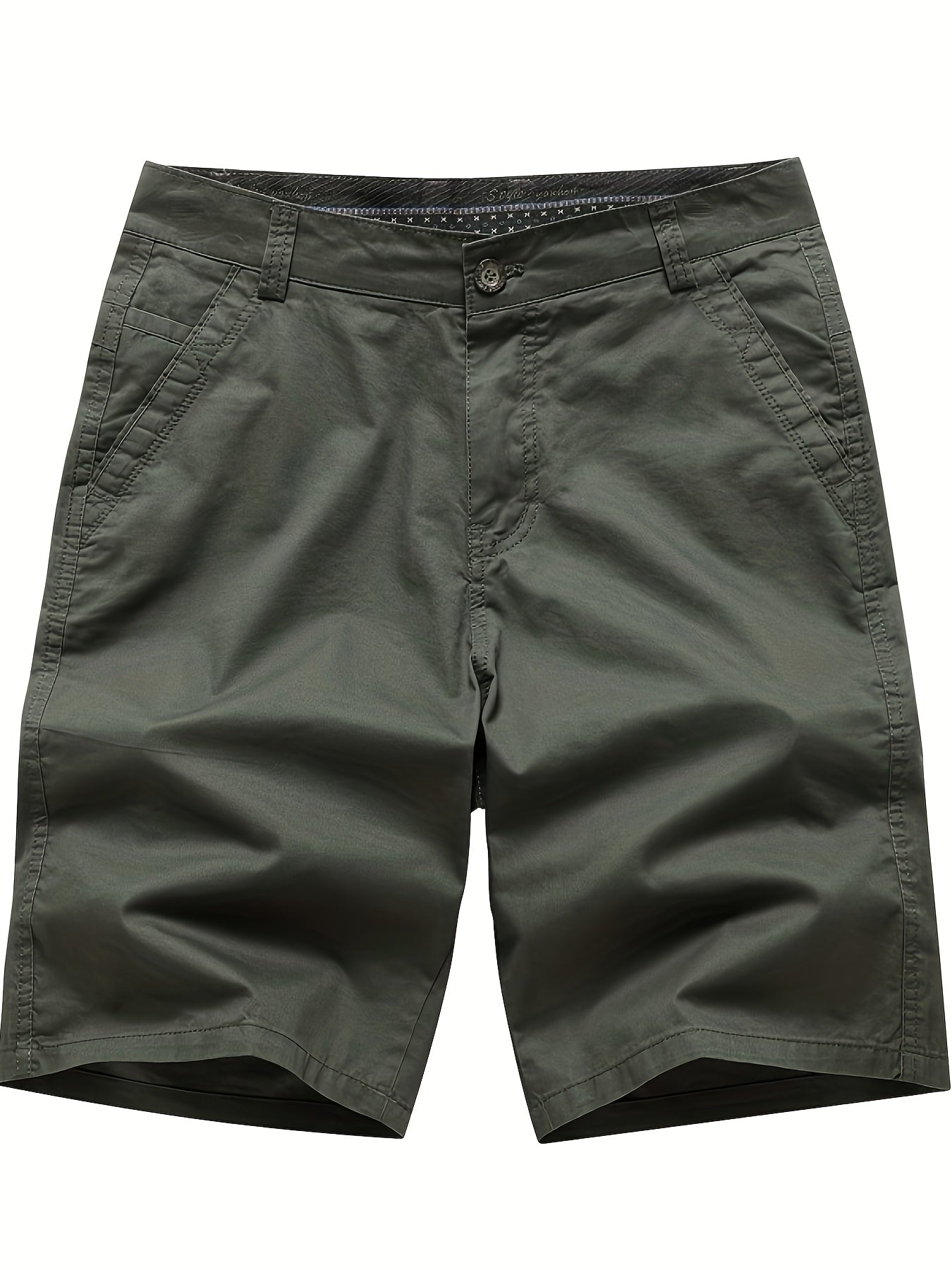 Men'S Loose-Fit Breathable Stretch Suit Shorts - Soft Light Beige-Friendly Fabric, Super Comfortable & Versatile for Work, Casual, Outdoor, and Leisure Activities, Perfect for Home, Fishing, and Gifts, Ideal to Size Up, Casua