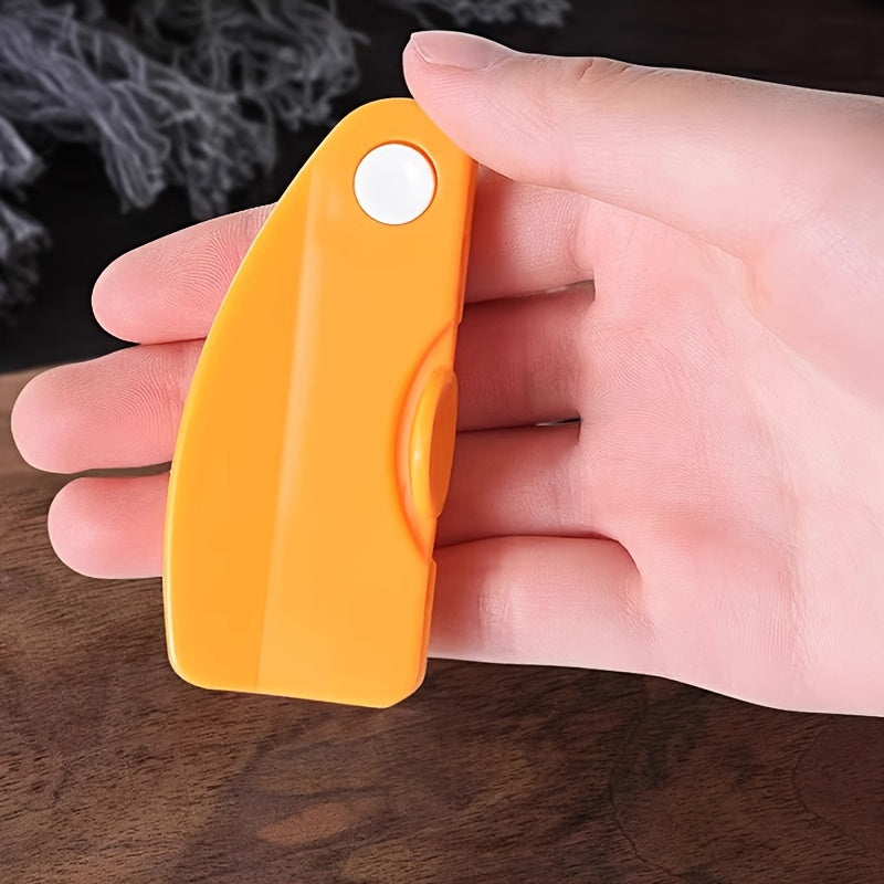 1/2pcs, Orange Peeler, Plastic Orange Peeler, Simple Lemon Peeler, Grapefruit Peeler, Creative Cutter, Orange Peeler Tool With Folding Handle, Fruit Peeler, Vegetable Fruit Tools, Kitchen Gadget