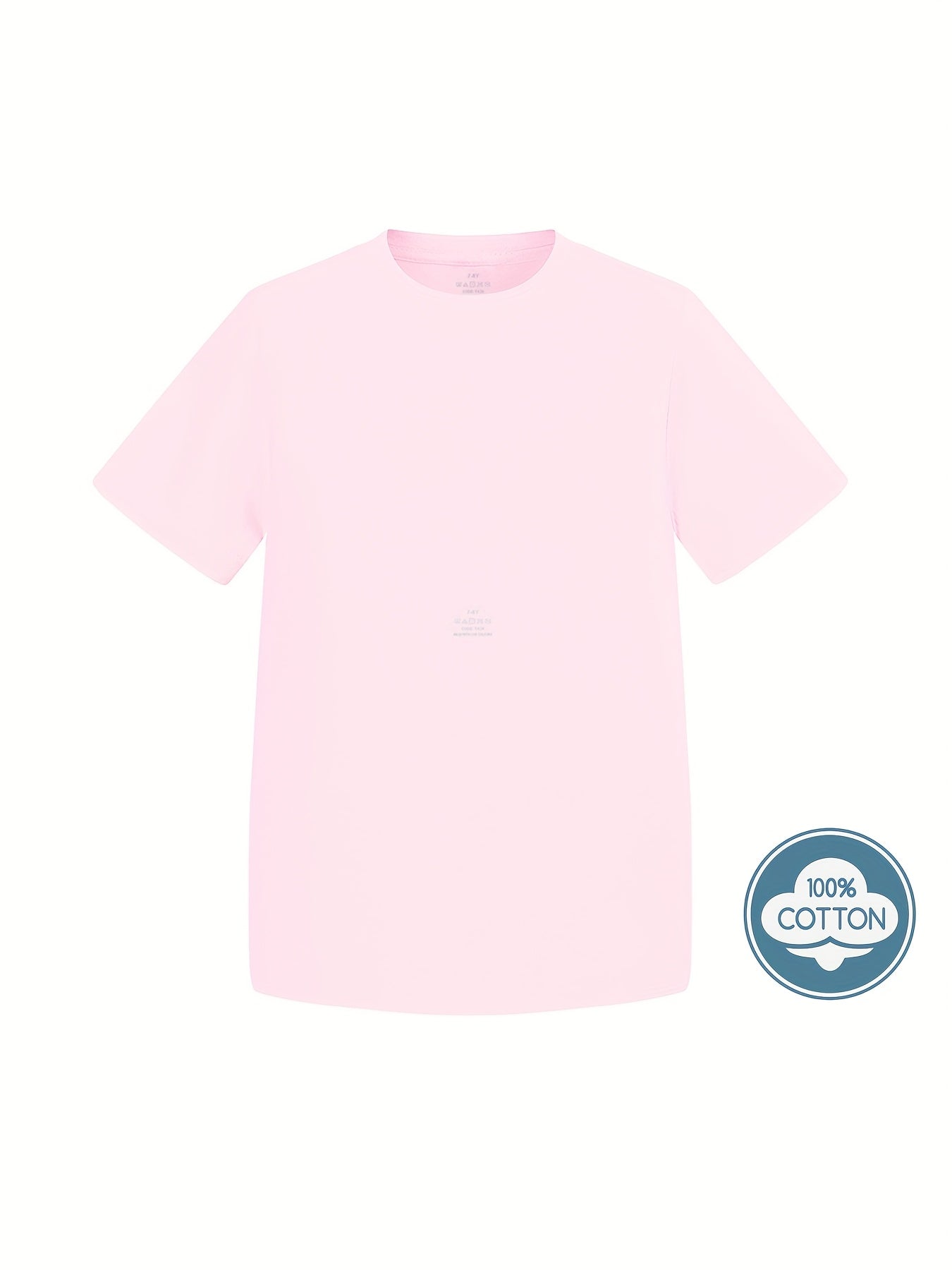 Kid's Solid Color T-shirt, Casual Short Sleeve Top, Boy's Tee For Summer