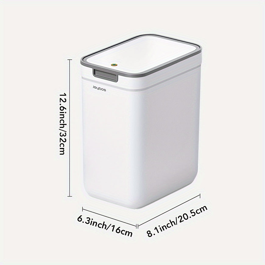 Joybos Wall-Mounted Bathroom Trash Can: Odor-Sealing, Touchless, And Space-Saving