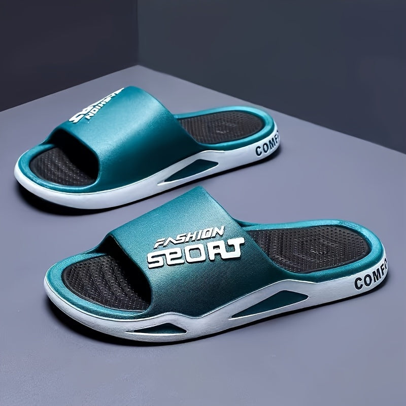 Men's & EVA Slippers - Open-Toe Non-Slip Slip- Indoor/Outdoor House, Lightweight & Arch Design, All-Season for Gym, Beach, - ///// - Casual & Training Footwear with Breathable EVA Material, Minimalist Style, and Versatile for