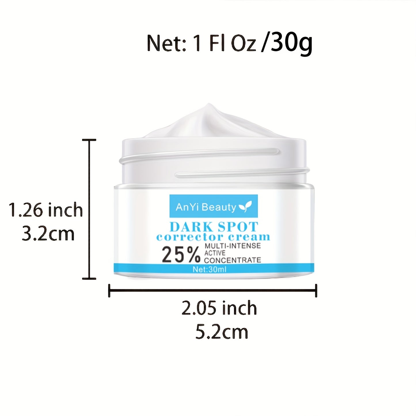 Dark Spot Remover For Face And Body, Facial Whitening Cream, Dark Spot Corrector For Age Spot Sun Spot Freckles Brown Spot - Faded Spot Correcting Cream For Face Inner Thighs Hands Intimate Area 1Fl.Oz