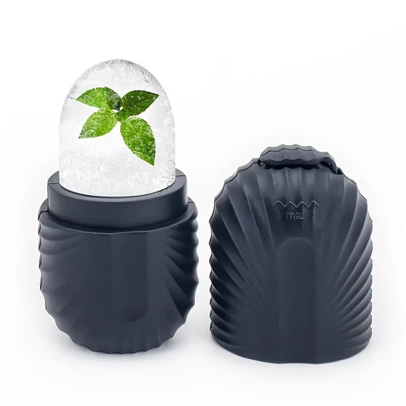 Ice Face Roller, Ice Roller For Face & Eye Puffiness, Facial Massager Contour And Enhance Skin Care & Glow, Ice Facial Roller Mold Cube, Reusable & Leakproof