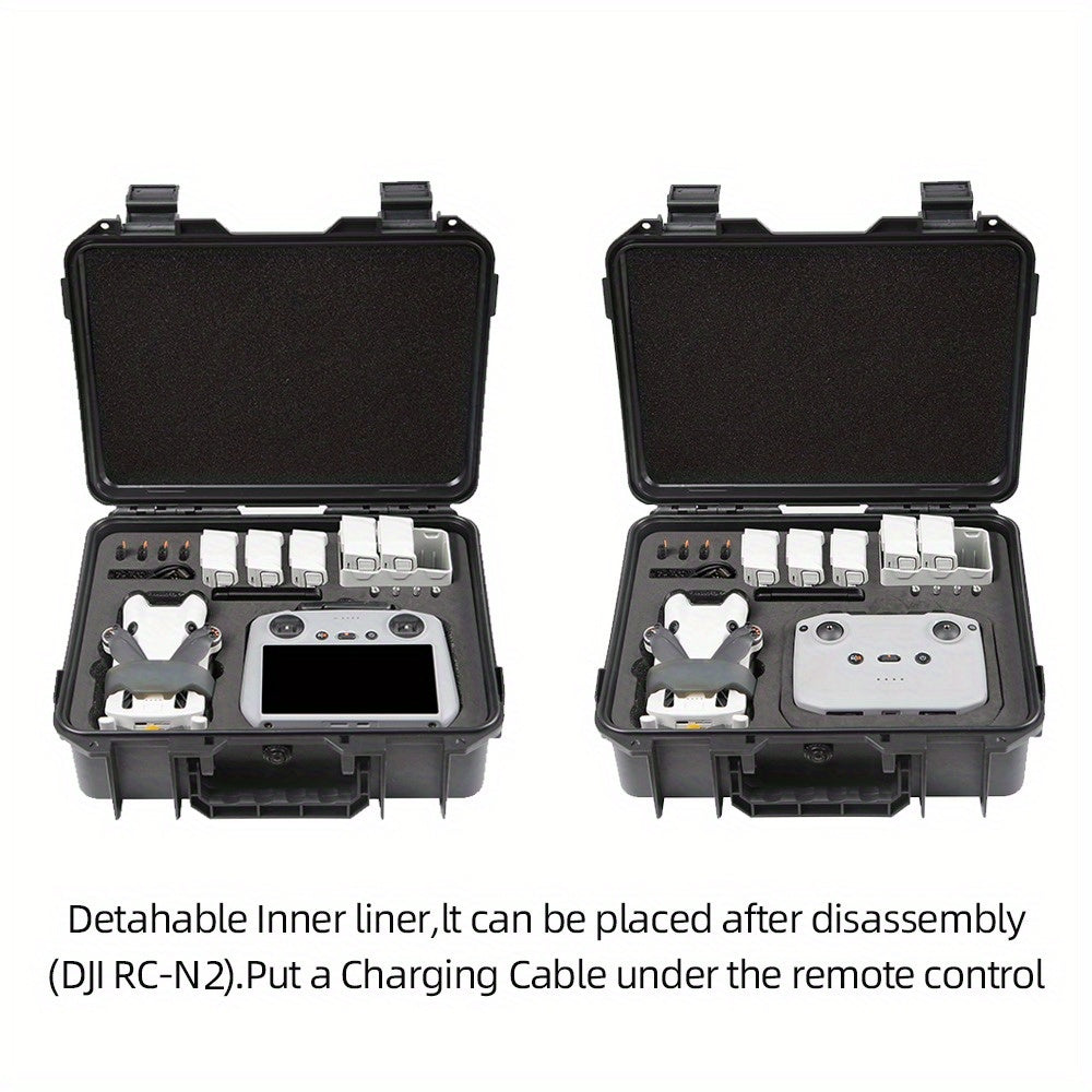 Protective Carrying Case for DJI Mini 3/4 And Mini 3/4 Pro, Featuring a Non-Slip Handle for Easy Lifting And a Reinforced Lock
