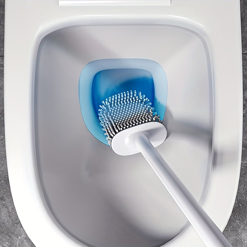 Essential Toilet Brush Set for Christmas And Halloween, Including a Toilet Brush, Holder, And a Flexible Brush Head with a Ventilated Stand. This Compact Wall-Mounted Toilet Brush Set Is Designed for Deep Cleaning in Bathroom