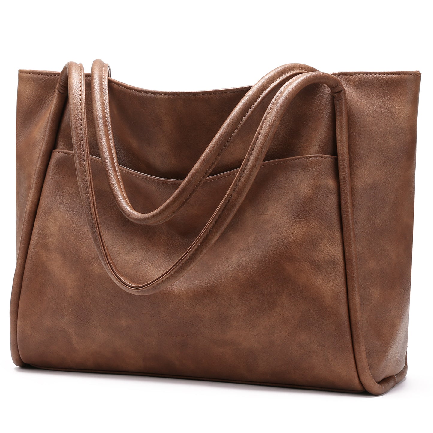 Vintage Light Brown Women's Tote Bag, Large Capacity Multi-Functional    for Daily Commute