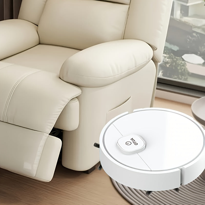 Smart Robot Vacuum and Mop Combo, USB Rechargeable, Strong Suction Power, 60-Minute Runtime, Slim & Quiet Design, Suitable for Pet Hair, Hard Floors & Daily Cleaning, Auto-Directional Mopping, Pet Hair Cleaner | Robotic Vacuu