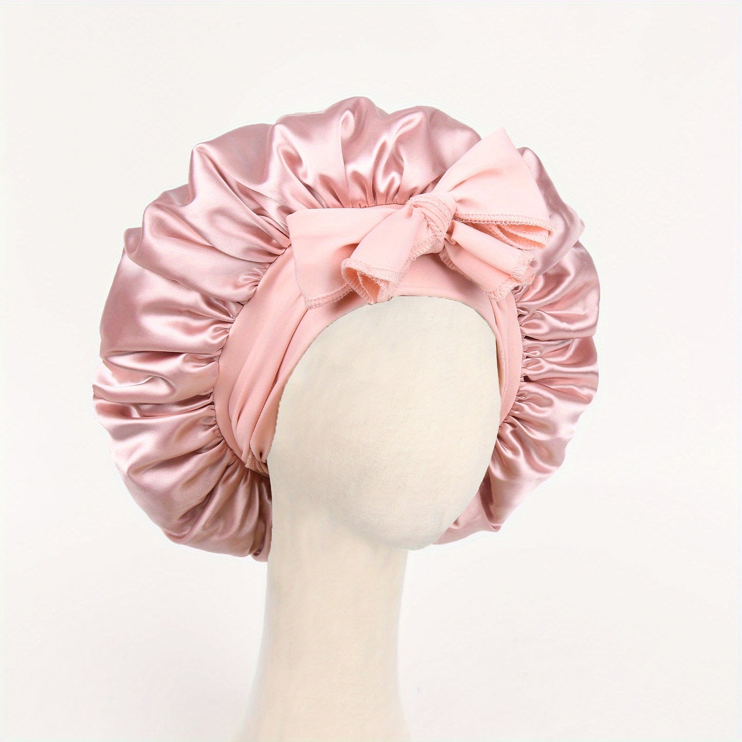 Hat, Satin Bonnet Silk Bonnet Adjustable Bonne For Sleeping Hair Bonnet With Tie Band Bonnets For Women Men