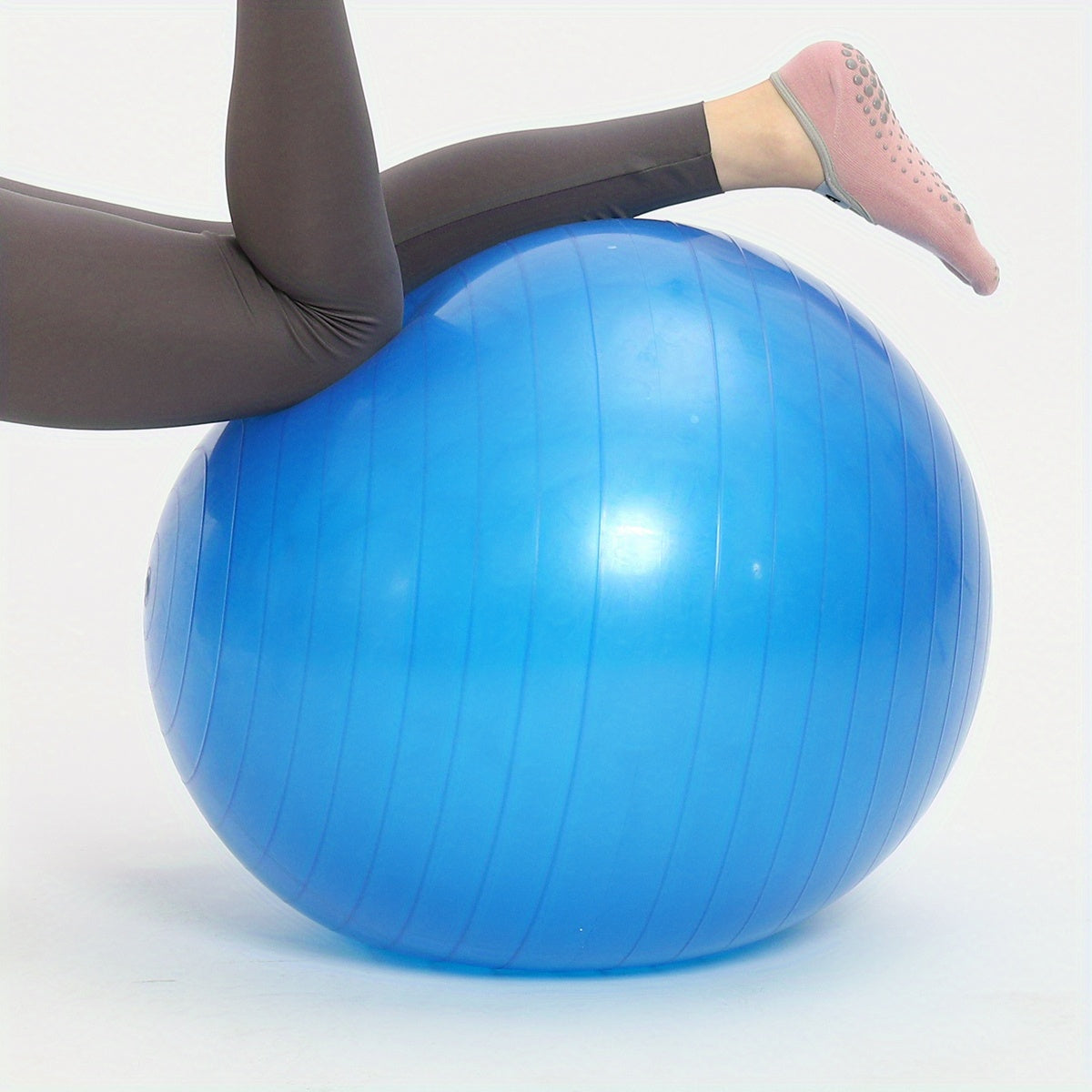Strengthen Your Core With This Thickened And Enlarged Exercise Ball - Perfect For Yoga, Sports, Fitness, Gymnastics, And Pilates!