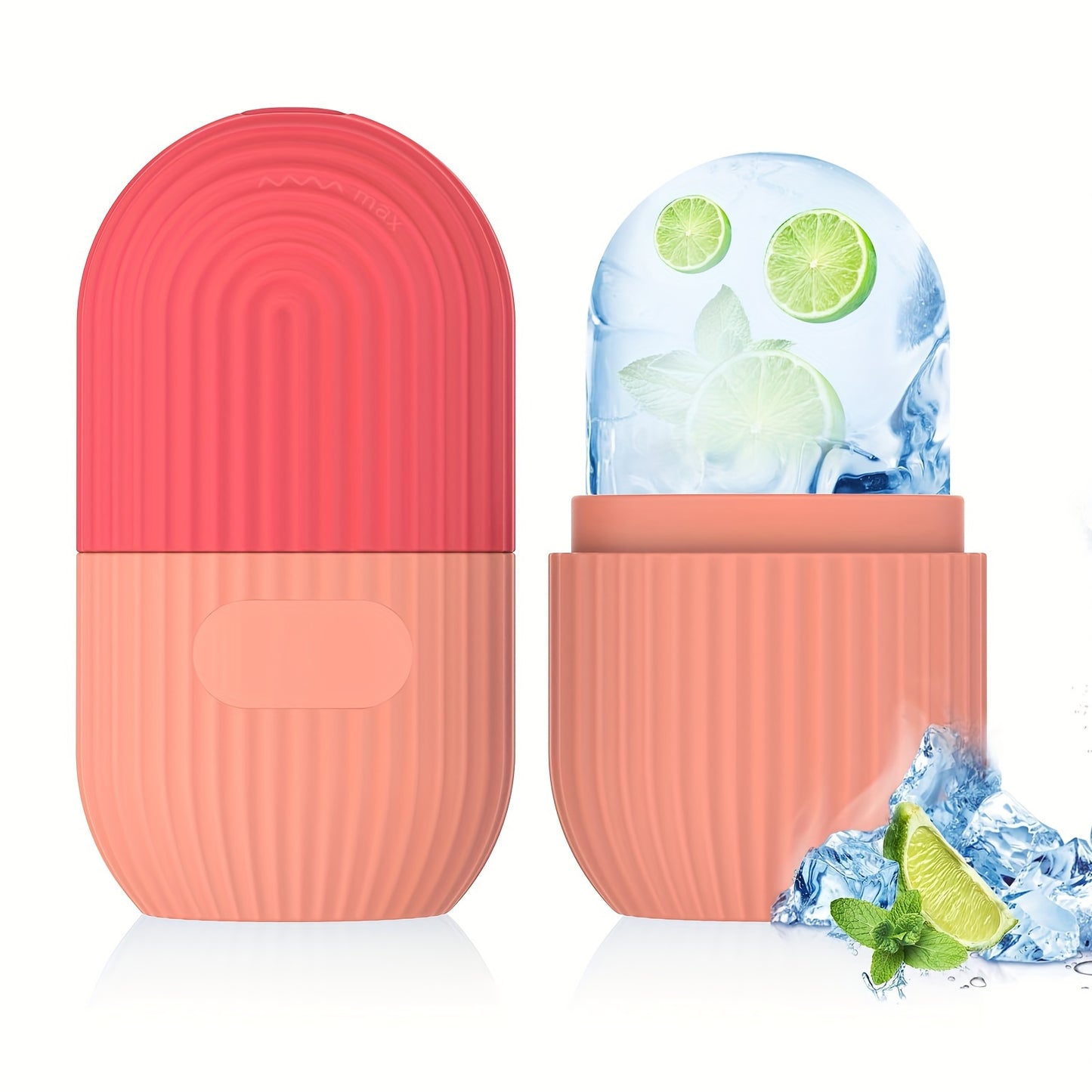 1pc Silicone Ice Roller for Face - Fragrance-Free, Battery-Free Facial Care Tool & Accessory